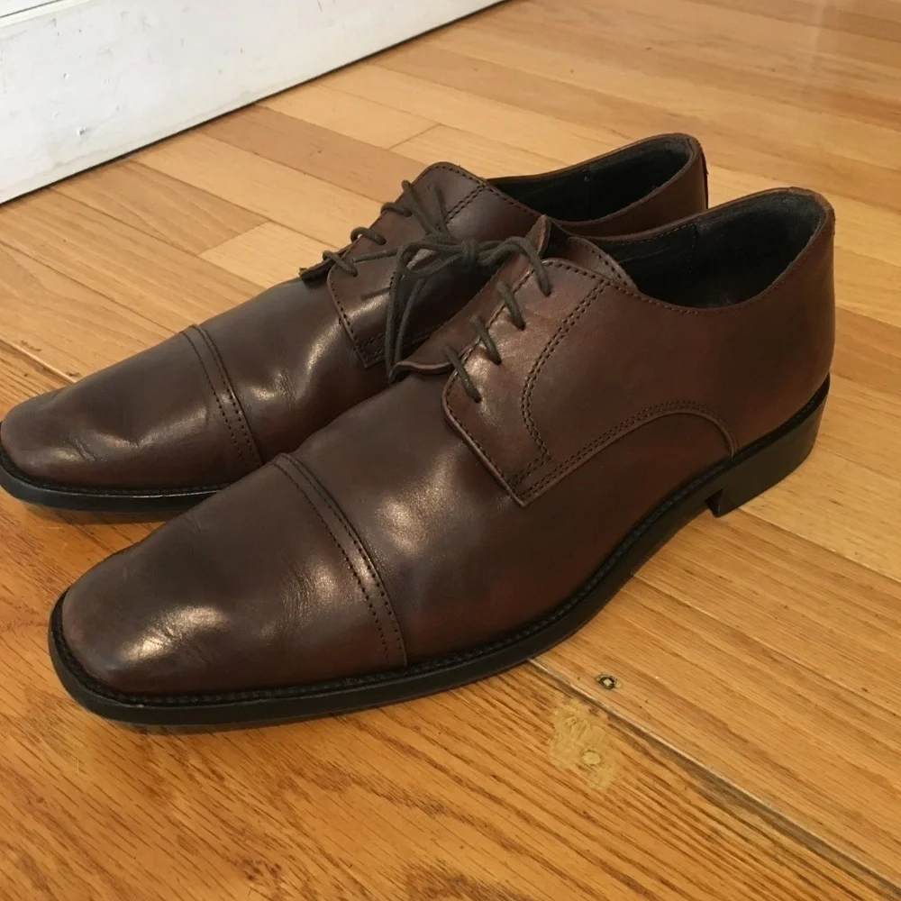 To Boot New York Adam Derrick Leather Dress Shoes